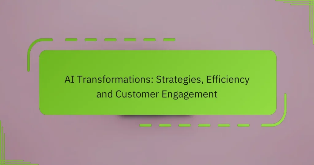 AI გადაქცევები: სტრატეგიები, ეფექტურობა და მომხმარებელთა ჩართულობა