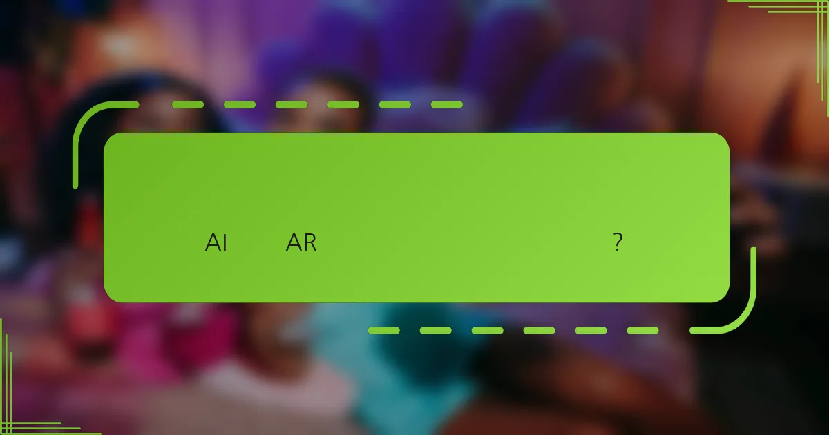 რა არის მომავალი ტრენდები AI და AR ტექნოლოგიებში?